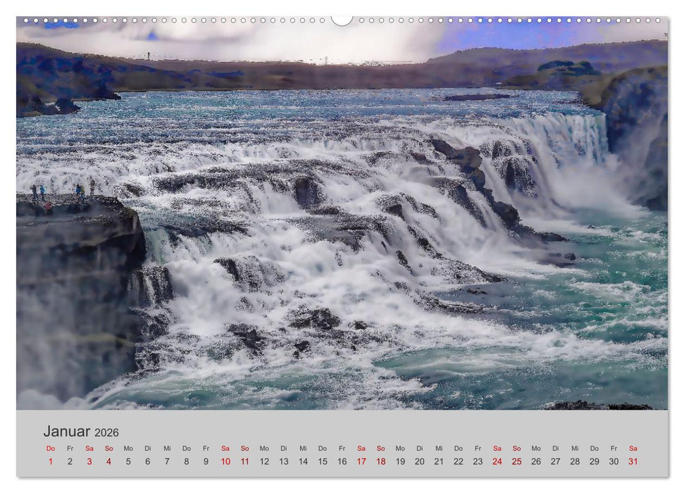 Wasser Europas (CALVENDO Premium Wandkalender 2026)