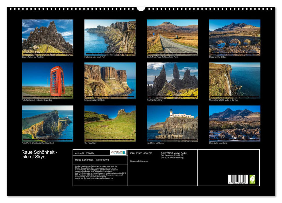 Raue Schönheit - Isle of Skye (CALVENDO Wandkalender 2026)