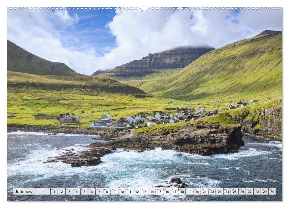 Färöer – Faszinierende Inseln im Norden Europas (CALVENDO Wandkalender 2026)
