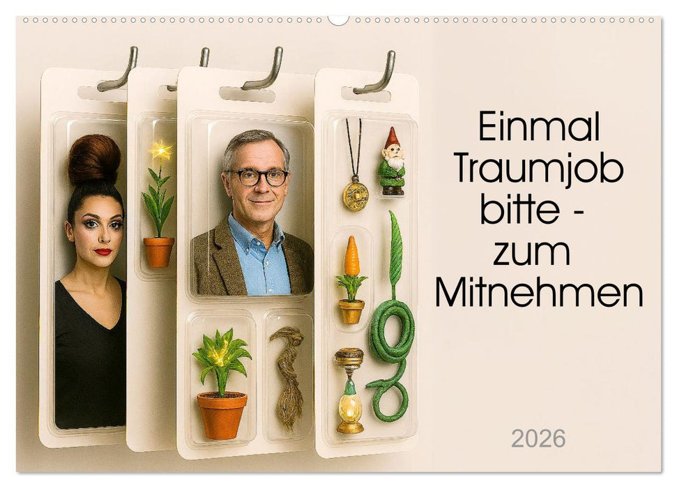 Einmal Traumjob bitte - zum Mitnehmen (CALVENDO Wandkalender 2026)