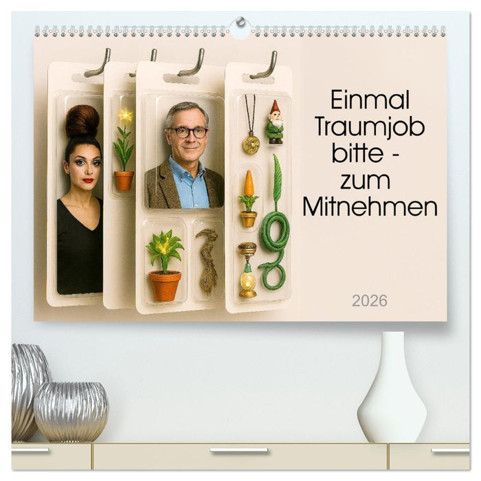 Einmal Traumjob bitte - zum Mitnehmen (CALVENDO Premium Wandkalender 2026)