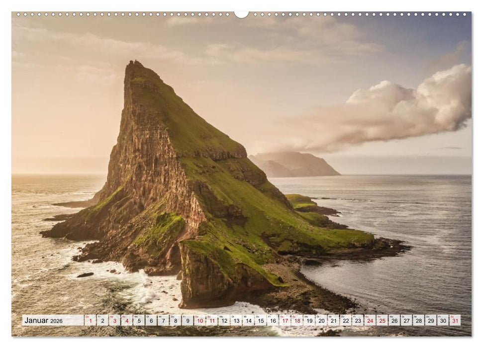 Färöer – Faszinierende Inseln im Norden Europas (CALVENDO Premium Wandkalender 2026)