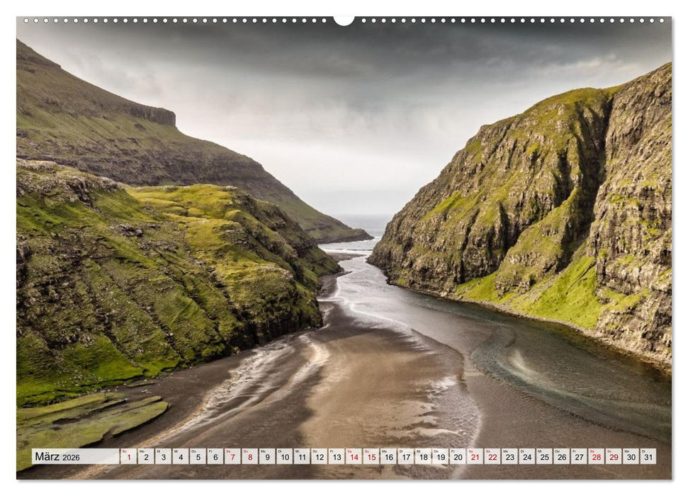 Färöer – Faszinierende Inseln im Norden Europas (CALVENDO Premium Wandkalender 2026)