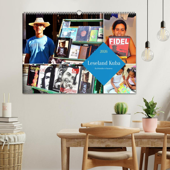 Leseland Kuba - Buchhändler in Havanna (CALVENDO Wandkalender 2026)