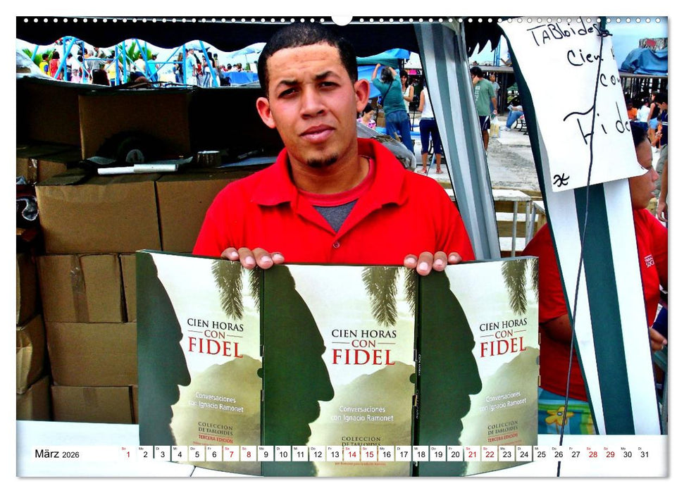 Leseland Kuba - Buchhändler in Havanna (CALVENDO Premium Wandkalender 2026)