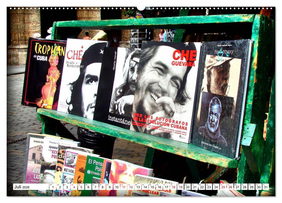Leseland Kuba - Buchhändler in Havanna (CALVENDO Premium Wandkalender 2026)