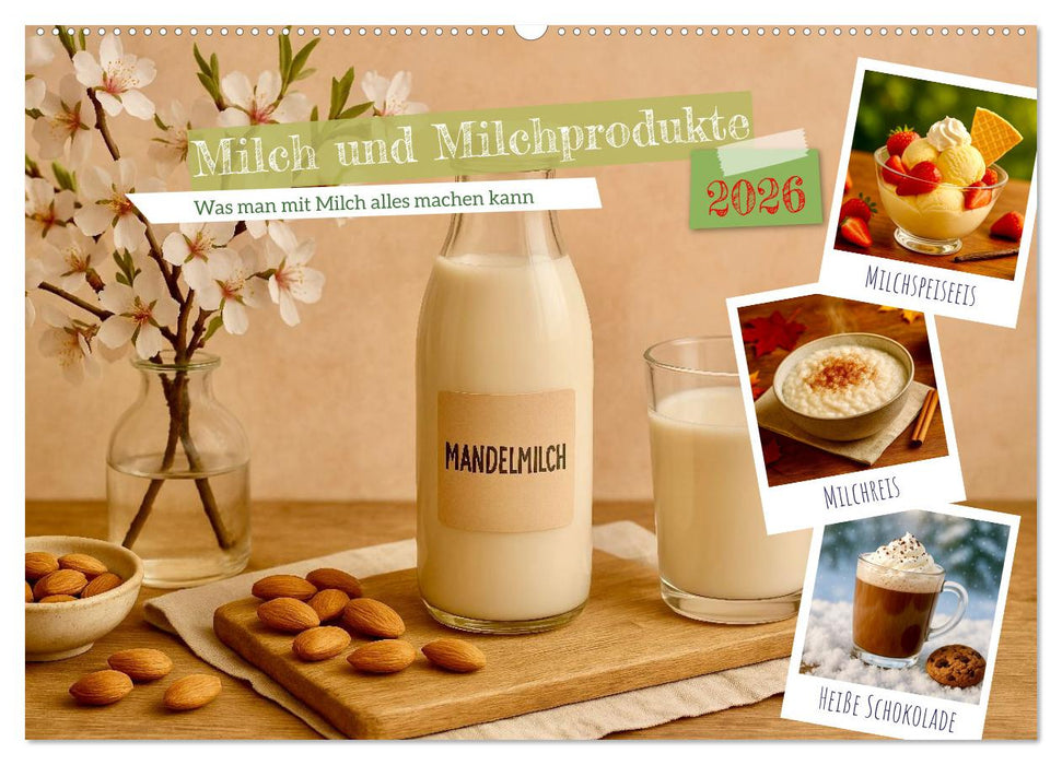 Milch und Milchprodukte (CALVENDO Wandkalender 2026)