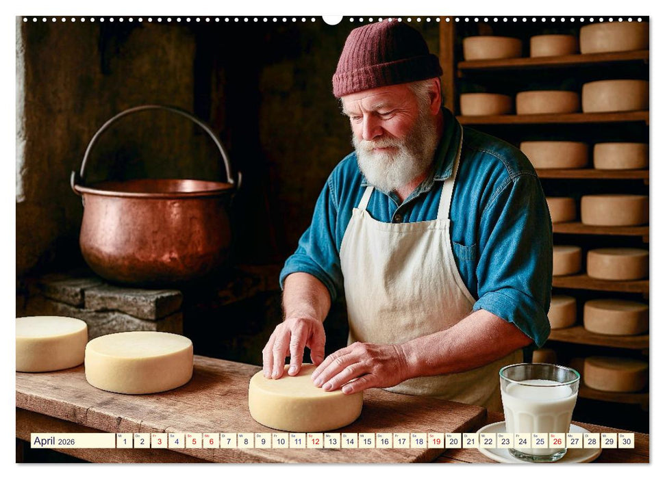 Milch und Milchprodukte (CALVENDO Wandkalender 2026)