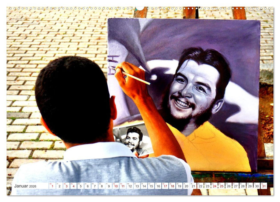Kuba Kunst - Maler in Havanna (CALVENDO Premium Wandkalender 2026)