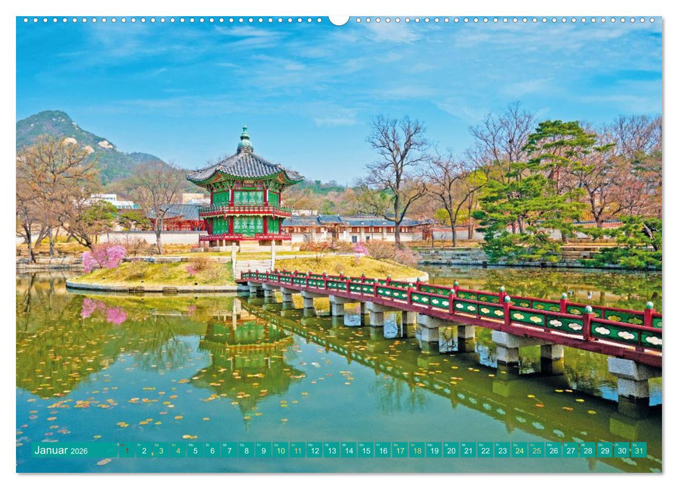 Südkorea: Zwischen gelbem und japanischem Meer (CALVENDO Wandkalender 2026)