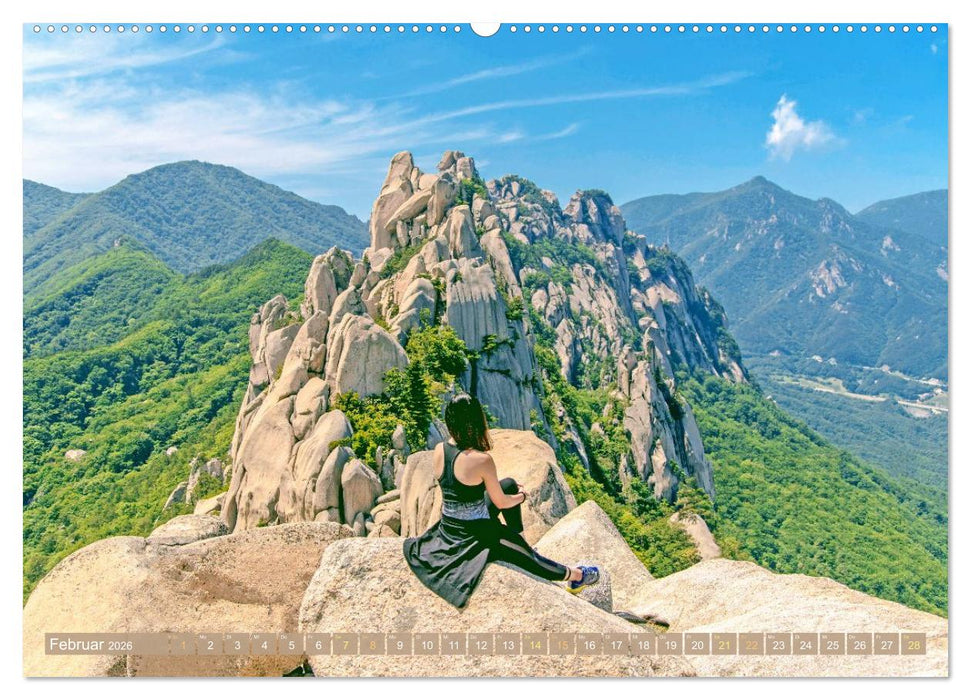 Südkorea: Zwischen gelbem und japanischem Meer (CALVENDO Wandkalender 2026)