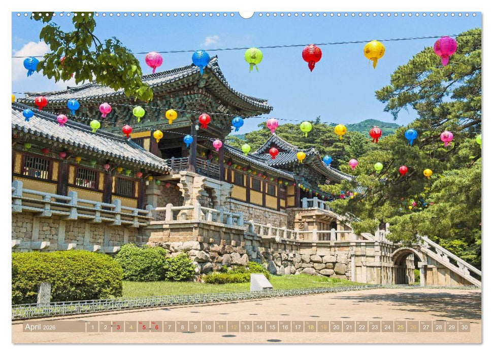 Südkorea: Zwischen gelbem und japanischem Meer (CALVENDO Wandkalender 2026)