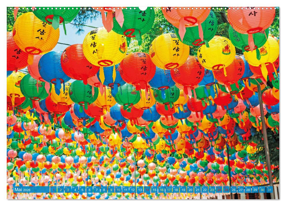 Südkorea: Zwischen gelbem und japanischem Meer (CALVENDO Wandkalender 2026)