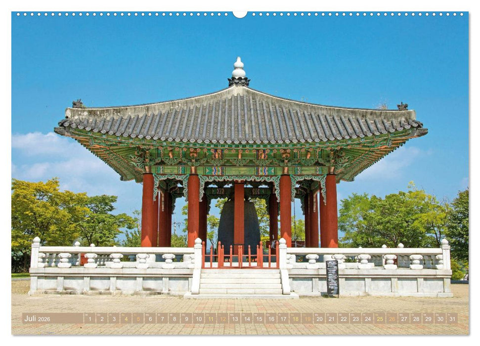 Südkorea: Zwischen gelbem und japanischem Meer (CALVENDO Premium Wandkalender 2026)