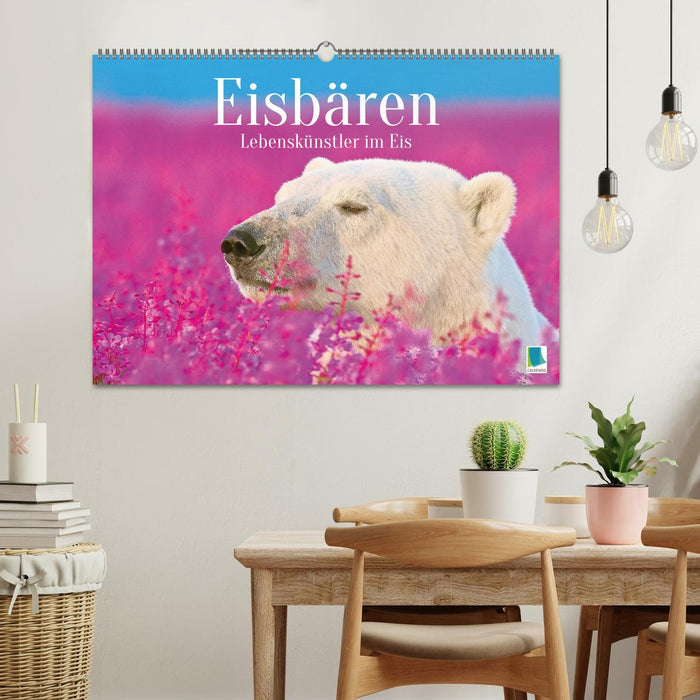 Eisbären: Lebenskünstler im Eis (CALVENDO Wandkalender 2026)