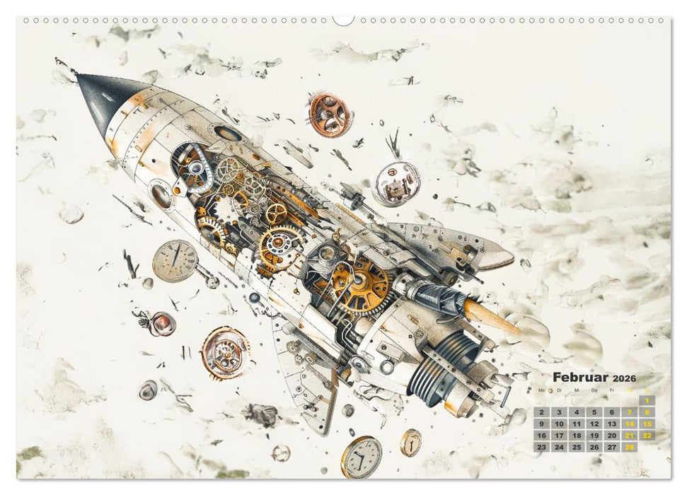 Der Uhrmacher des Unwahrscheinlichen (CALVENDO Premium Wandkalender 2026)