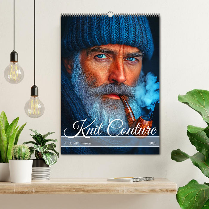 Knit Couture - Strick trifft Runway (CALVENDO Wandkalender 2026)