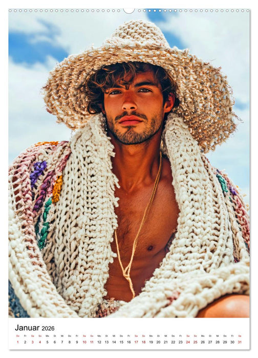 Knit Couture - Strick trifft Runway (CALVENDO Wandkalender 2026)