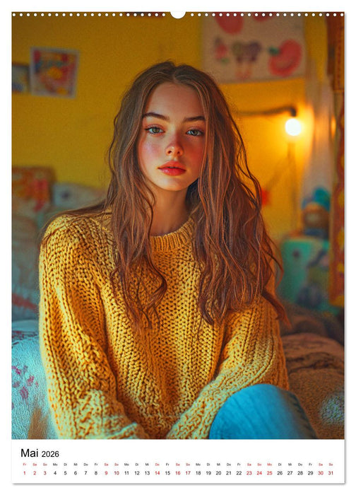 Knit Couture - Strick trifft Runway (CALVENDO Wandkalender 2026)