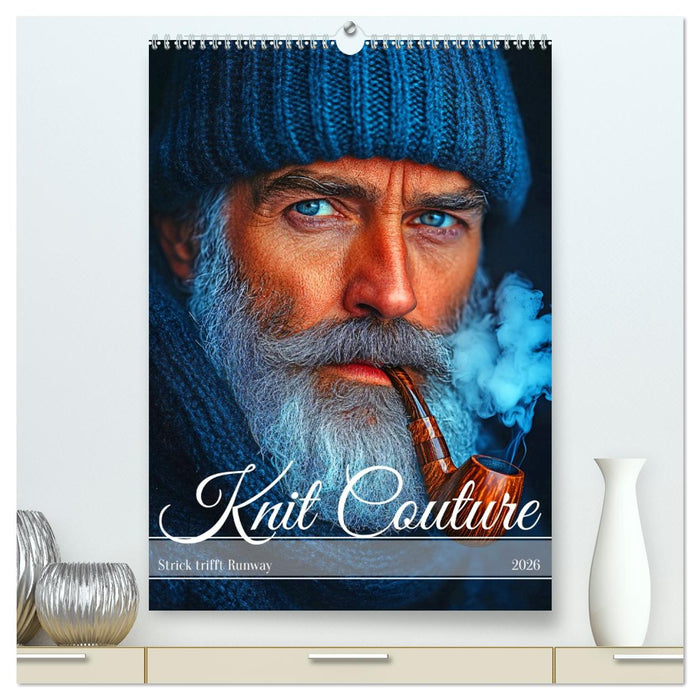 Knit Couture - Strick trifft Runway (CALVENDO Premium Wandkalender 2026)