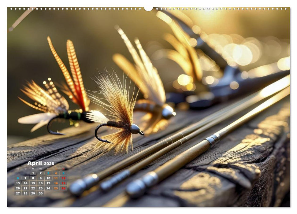 Meisterwerke - Künstliche Fliegen (CALVENDO Wandkalender 2026)