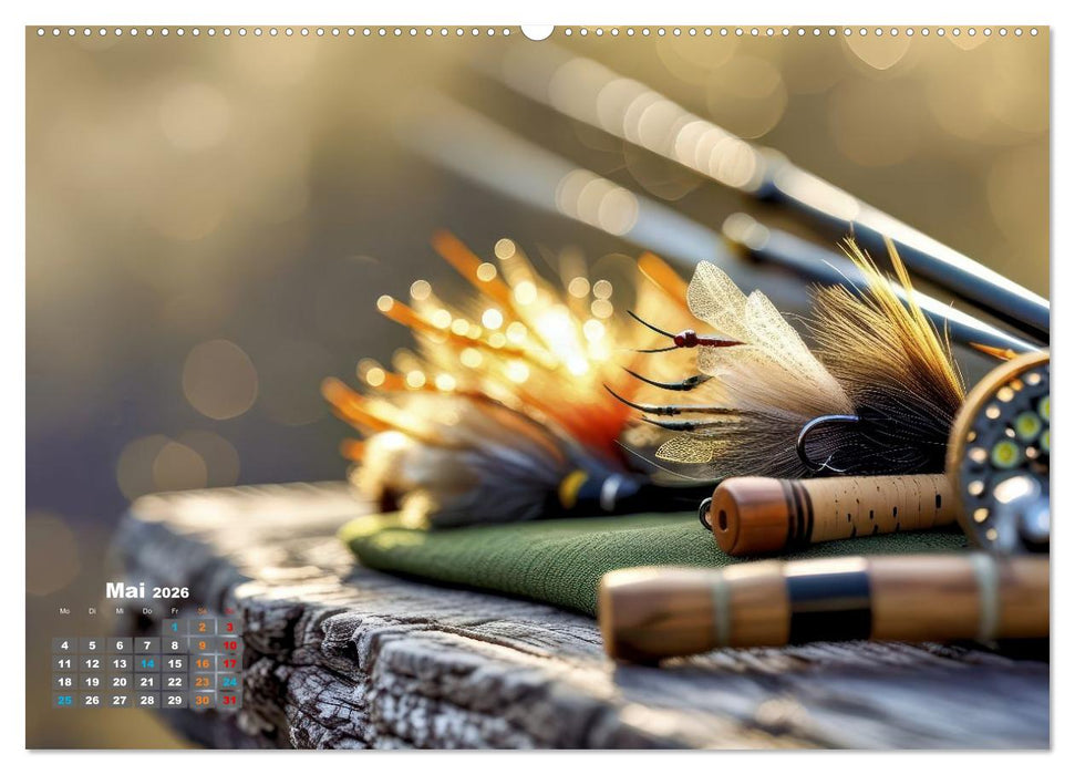 Meisterwerke - Künstliche Fliegen (CALVENDO Wandkalender 2026)