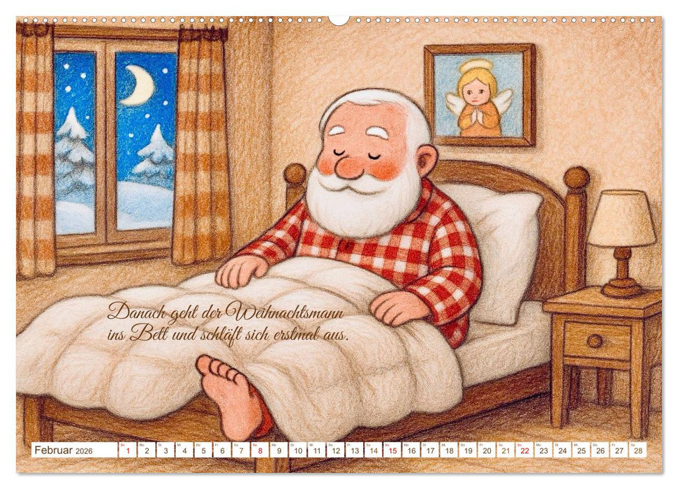 Was macht der Weihnachtsmann? (CALVENDO Premium Wandkalender 2026)