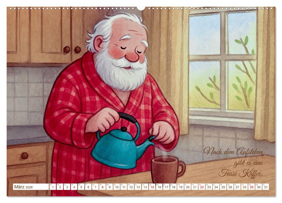 Was macht der Weihnachtsmann? (CALVENDO Premium Wandkalender 2026)