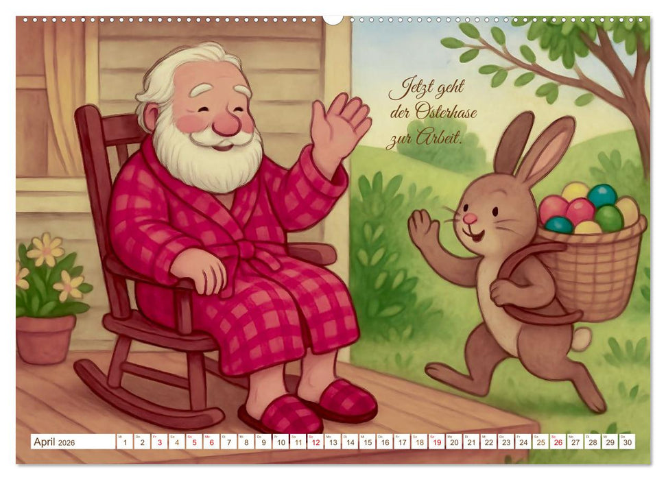 Was macht der Weihnachtsmann? (CALVENDO Premium Wandkalender 2026)