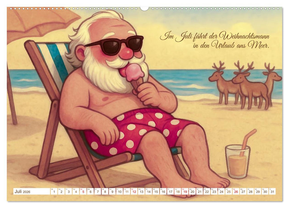 Was macht der Weihnachtsmann? (CALVENDO Premium Wandkalender 2026)