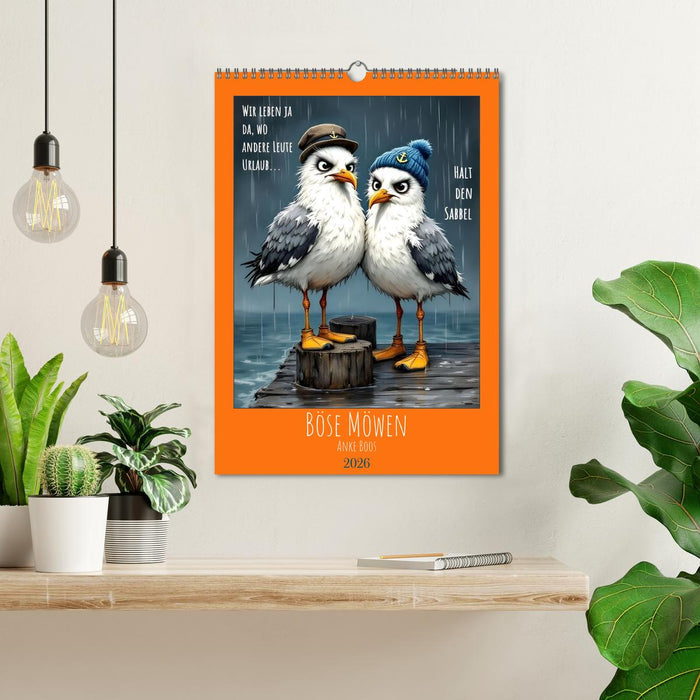 Böse Möwen (CALVENDO Wandkalender 2026)
