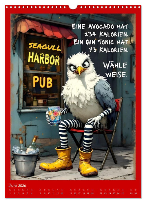 Böse Möwen (CALVENDO Wandkalender 2026)