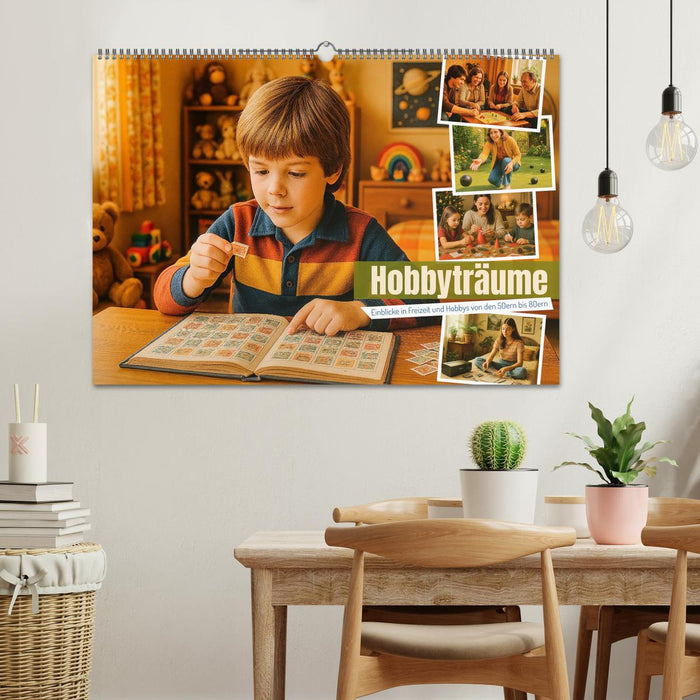 Hobbyträume - Einblicke in Freizeit und Hobbys von den 50ern bis 80ern (CALVENDO Wandkalender 2026)