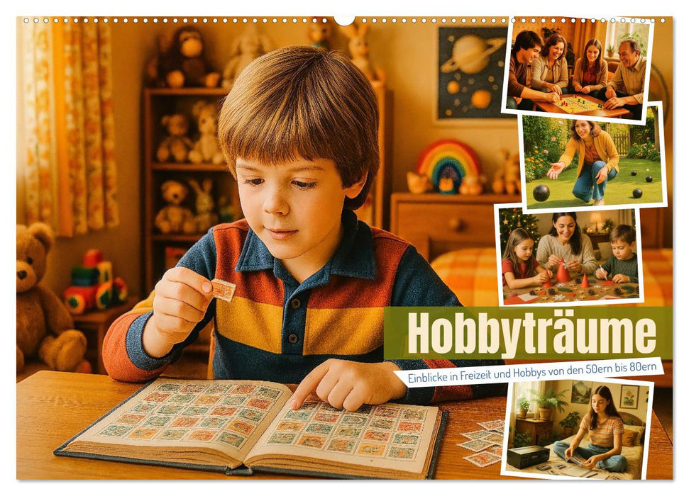 Hobbyträume - Einblicke in Freizeit und Hobbys von den 50ern bis 80ern (CALVENDO Wandkalender 2026)