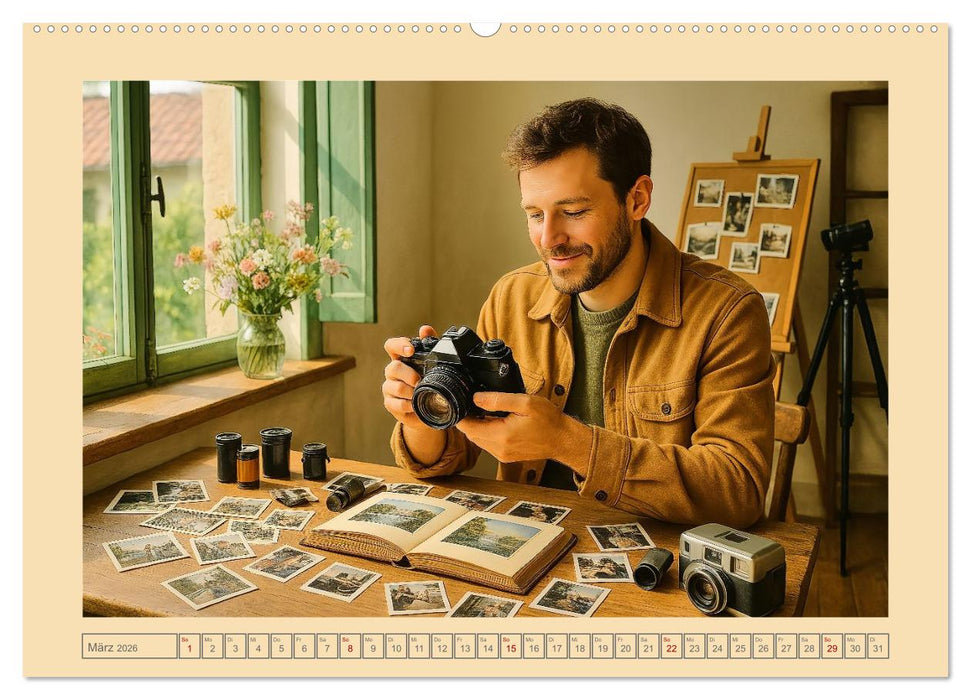 Hobbyträume - Einblicke in Freizeit und Hobbys von den 50ern bis 80ern (CALVENDO Wandkalender 2026)