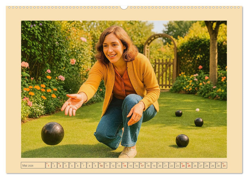 Hobbyträume - Einblicke in Freizeit und Hobbys von den 50ern bis 80ern (CALVENDO Wandkalender 2026)