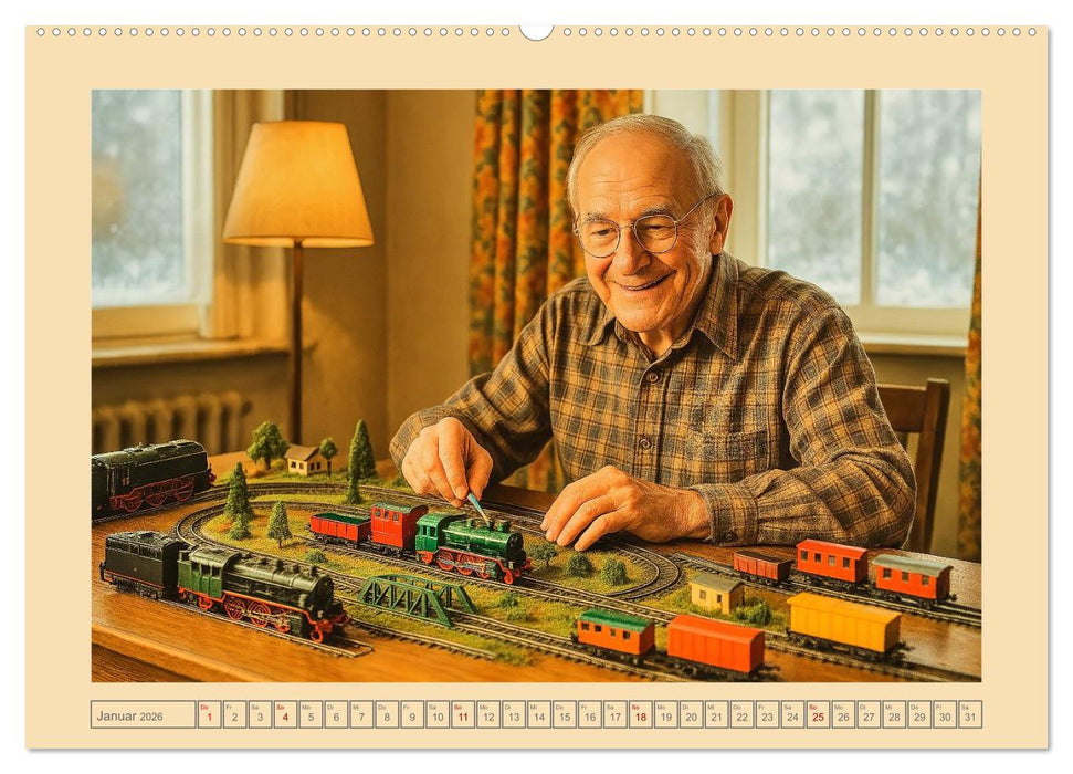 Hobbyträume - Einblicke in Freizeit und Hobbys von den 50ern bis 80ern (CALVENDO Premium Wandkalender 2026)