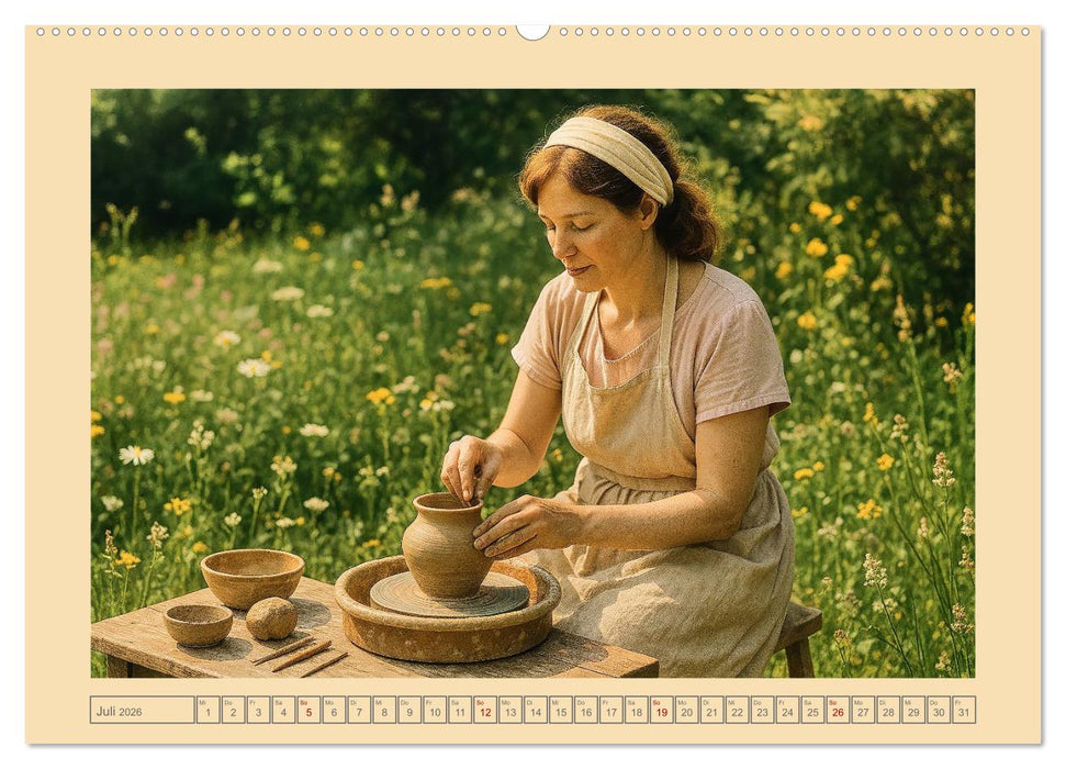 Hobbyträume - Einblicke in Freizeit und Hobbys von den 50ern bis 80ern (CALVENDO Premium Wandkalender 2026)