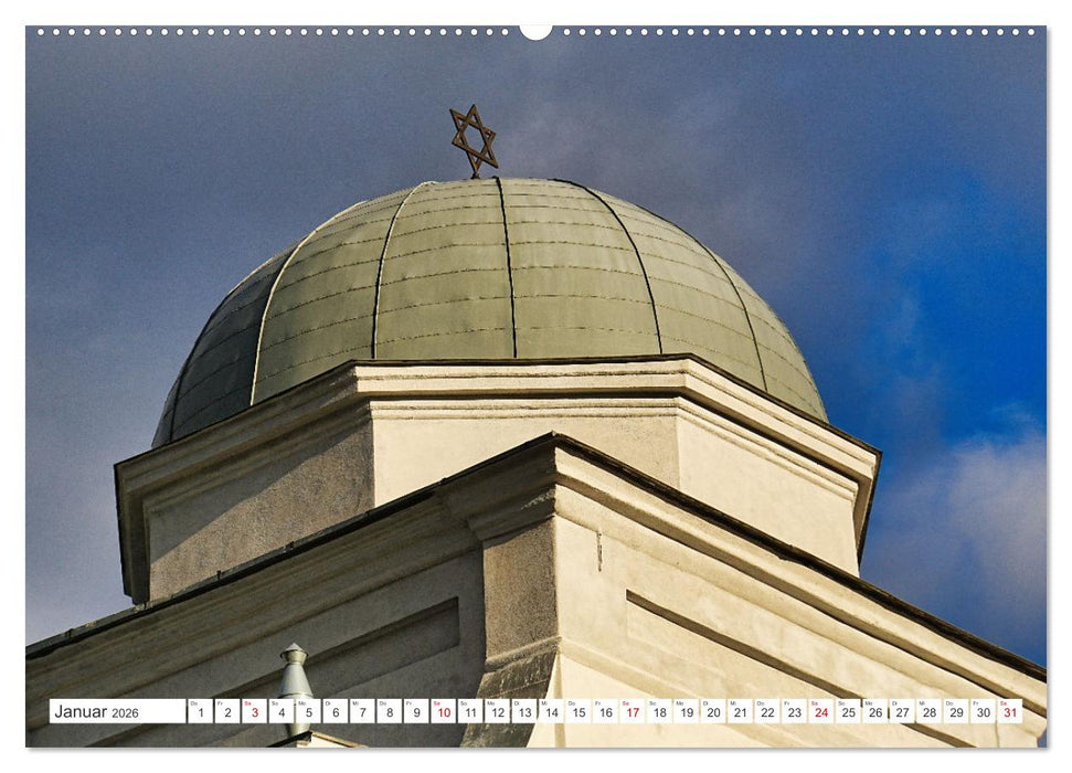 Synagogen im Baltikum (CALVENDO Premium Wandkalender 2026)
