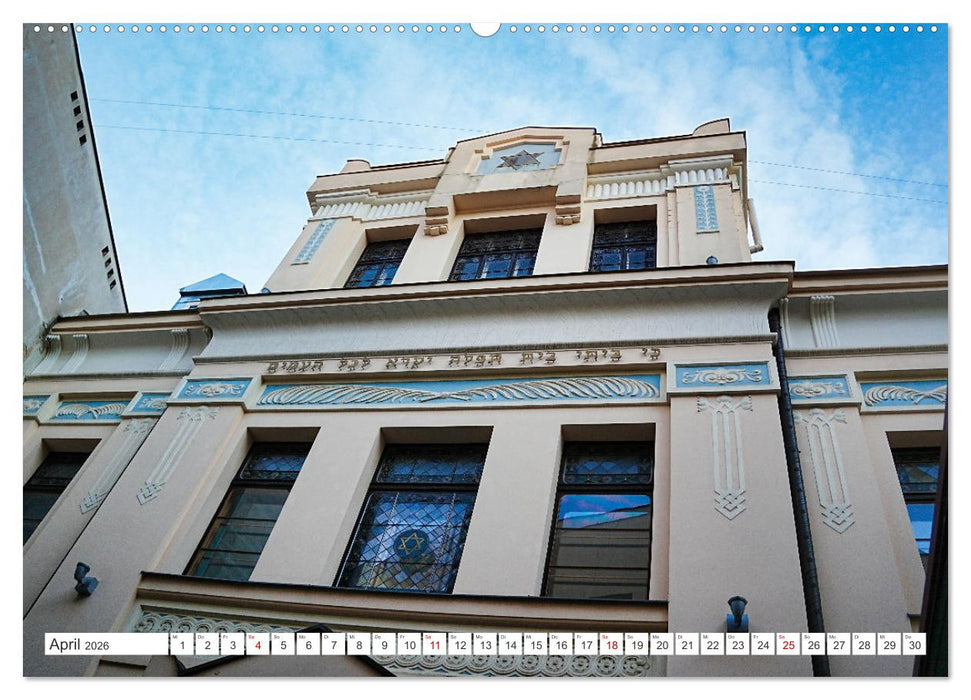 Synagogen im Baltikum (CALVENDO Premium Wandkalender 2026)