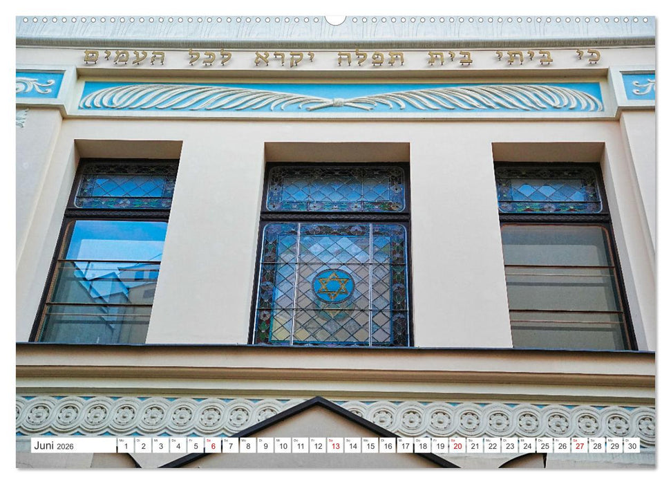 Synagogen im Baltikum (CALVENDO Premium Wandkalender 2026)