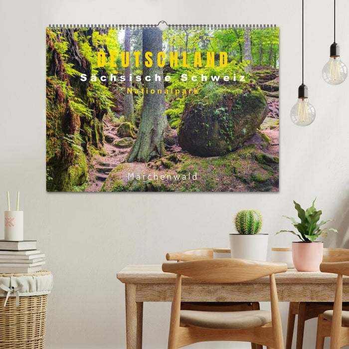 DEUTSCHLAND, Sächsische Schweiz Nationalpark, Märchenwald (CALVENDO Wandkalender 2026)