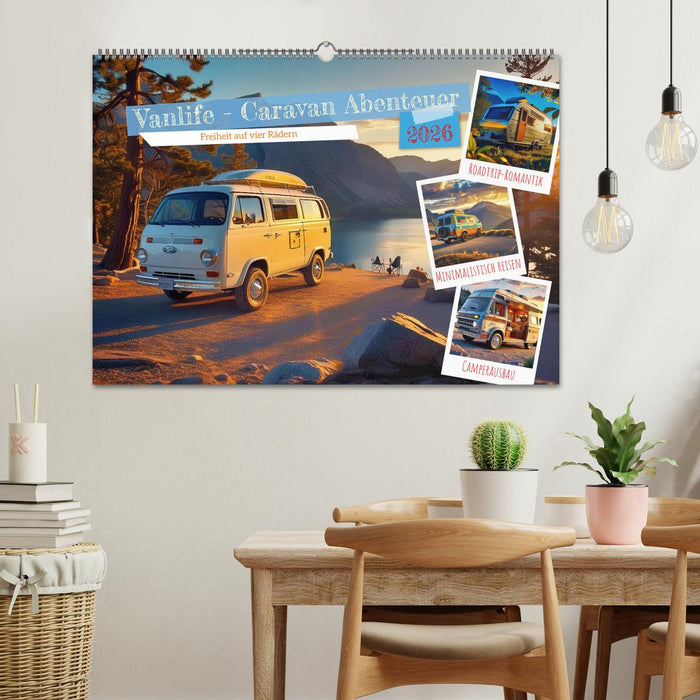 Vanlife - Caravan Abenteuer (CALVENDO Wandkalender 2026)