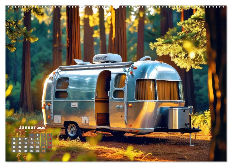 Vanlife - Caravan Abenteuer (CALVENDO Wandkalender 2026)