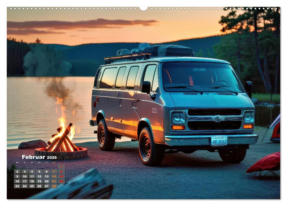 Vanlife - Caravan Abenteuer (CALVENDO Wandkalender 2026)