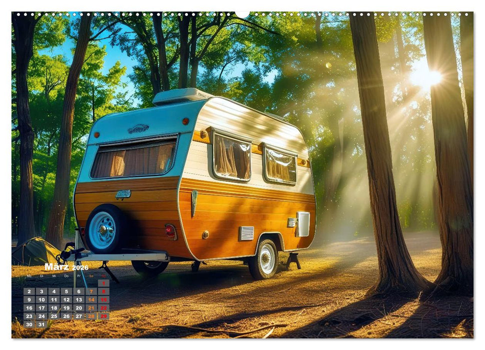 Vanlife - Caravan Abenteuer (CALVENDO Wandkalender 2026)