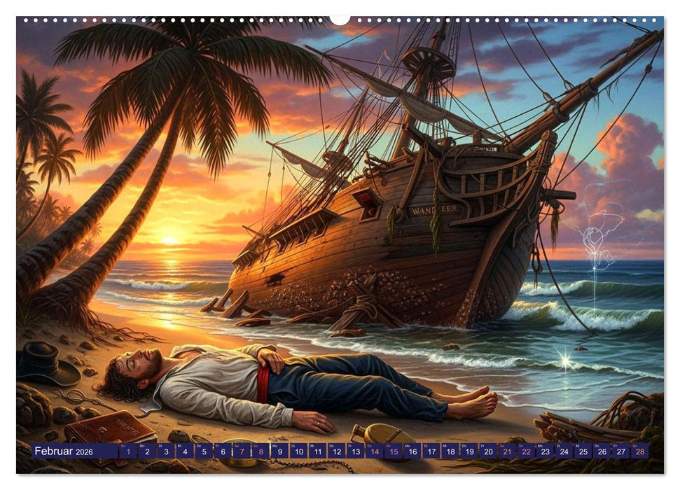 Nyorana – Die verborgene Insel (CALVENDO Wandkalender 2026)