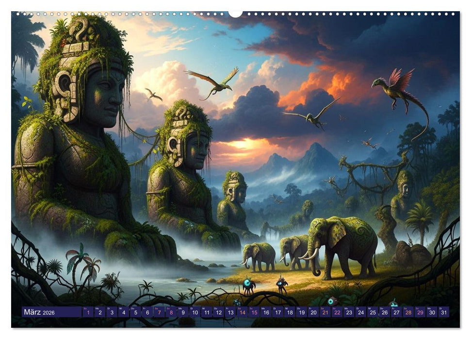 Nyorana – Die verborgene Insel (CALVENDO Wandkalender 2026)