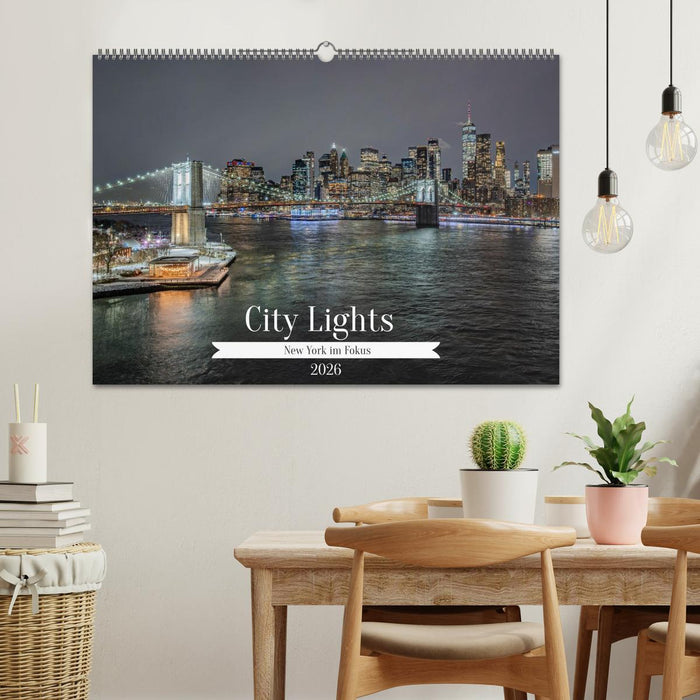 City Lights – New York im Fokus (CALVENDO Wandkalender 2026)
