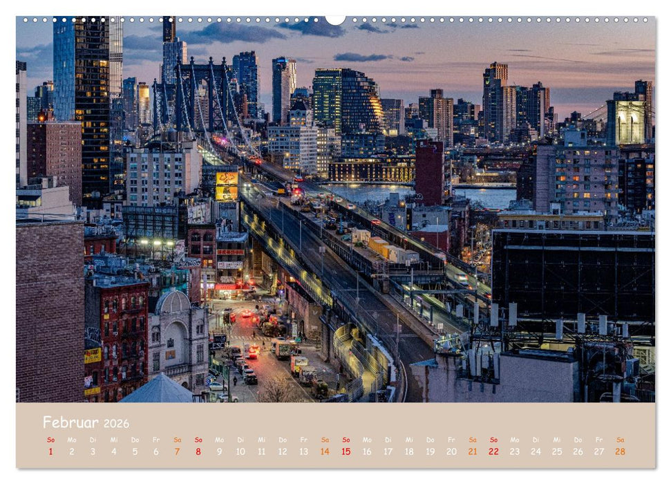 City Lights – New York im Fokus (CALVENDO Wandkalender 2026)